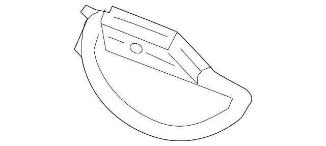 BEZEL - SEAT BELT GUIDE BRACKET LR060574