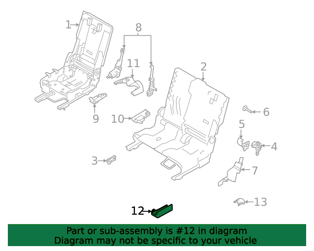 COVER - SEAT TRACK LR080902