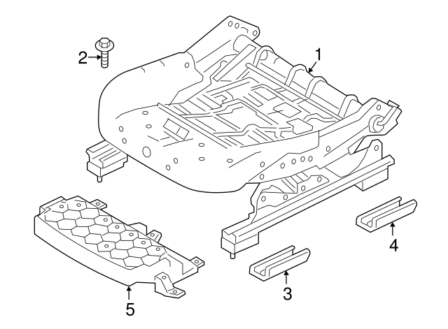 COVER - SEAT TRACK LR091175