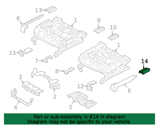 COVER - SEAT TRACK LR100838