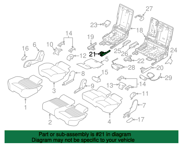 COVER - SEAT TRACK LR100965