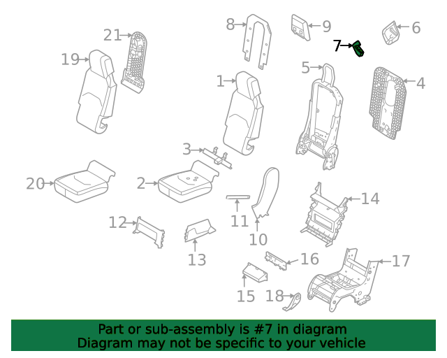 BEZEL - SEAT BELT GUIDE BRACKET LR133002